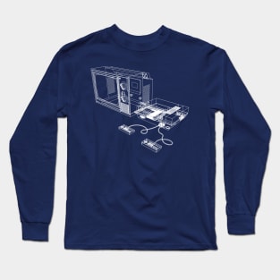 Wireframe Gaming Long Sleeve T-Shirt